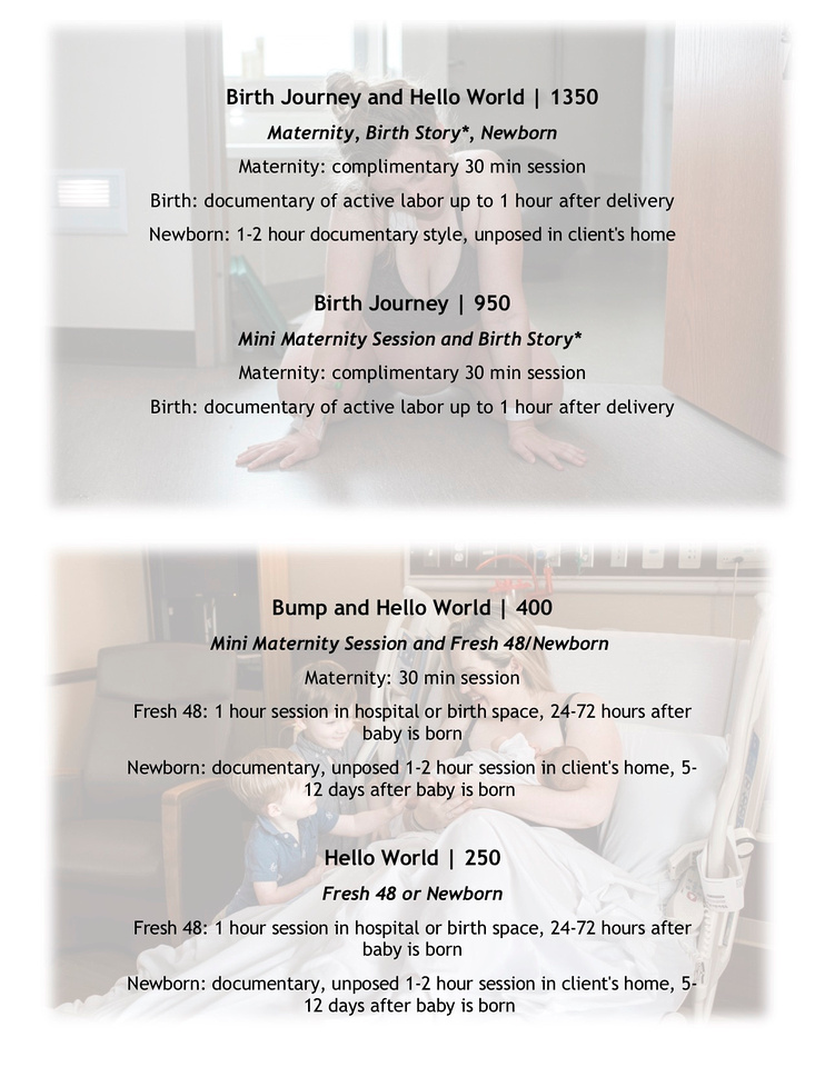 Session Fees_Photos