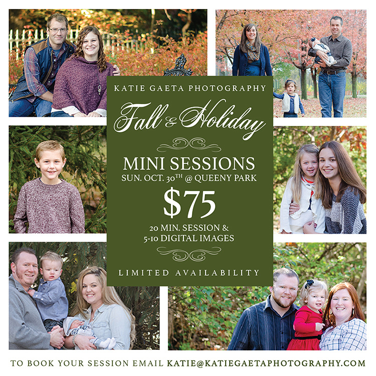 Fall & Holiday Mini Sessions